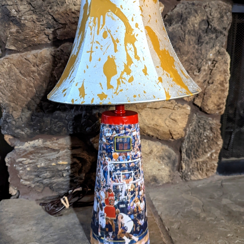 'Reservations For 6' Custom Michael Jordan Final Shot Lamp MJ Repeat 3-Peat